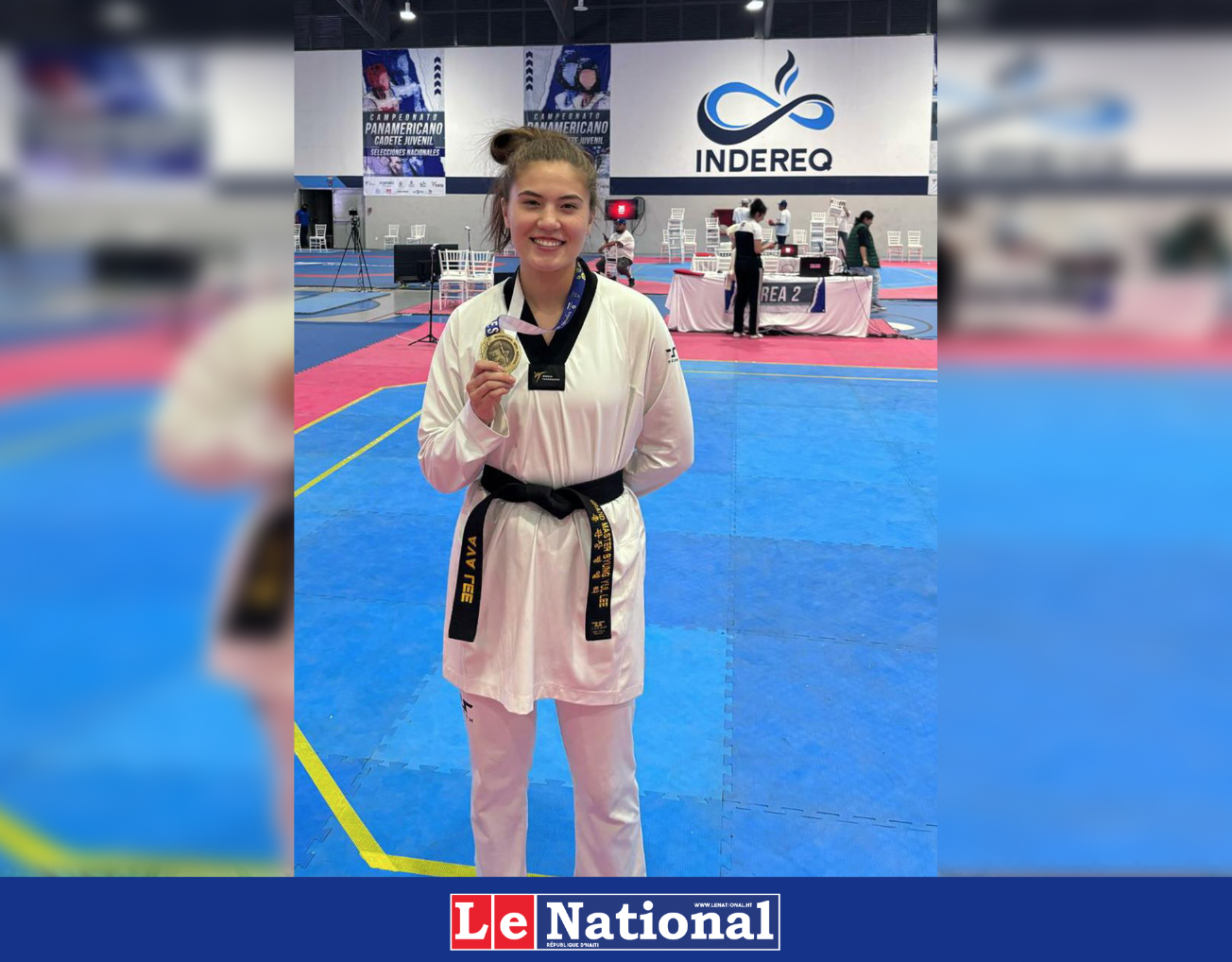 Ava Lee, première qualifiée sur le tapis pour ces Jeux !
